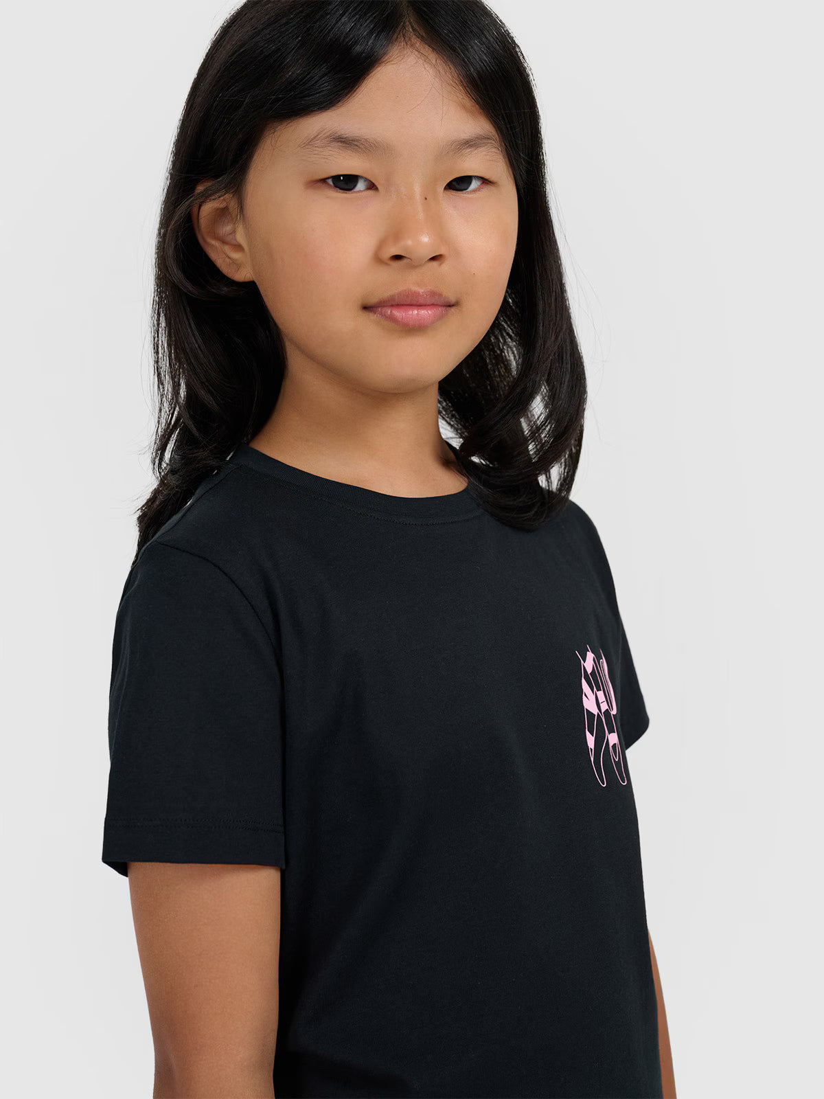 T-shirt regular z nadrukiem dziewczęcy