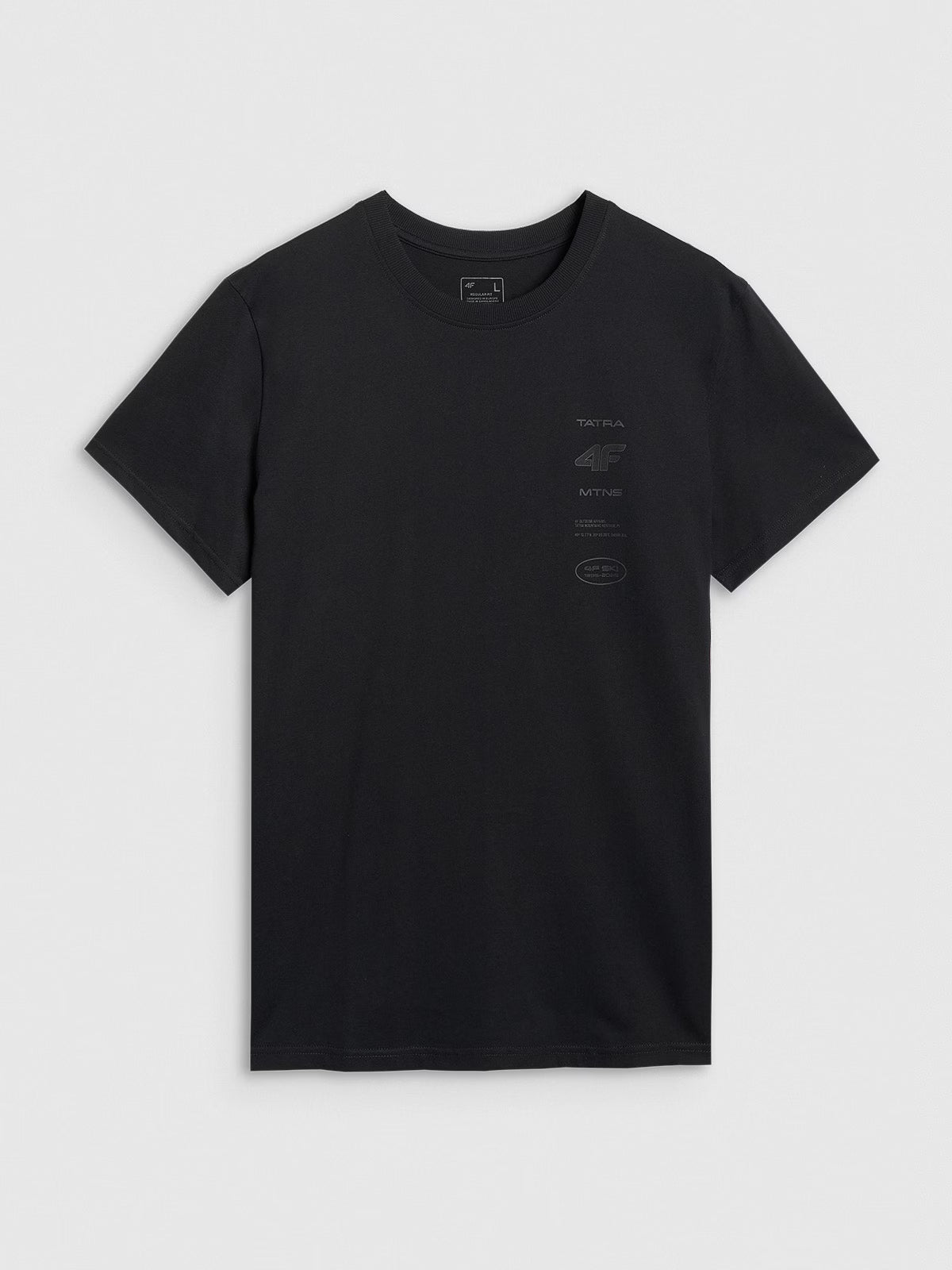 T-shirt regular z nadrukiem męski