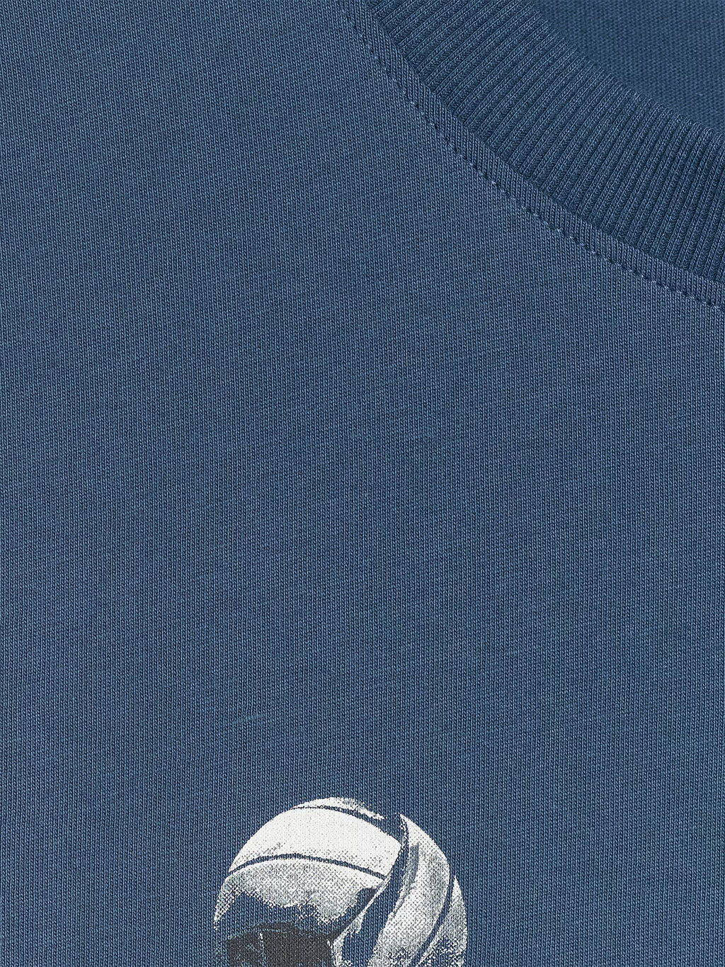 T-shirt regular z nadrukiem siatkarskim męski