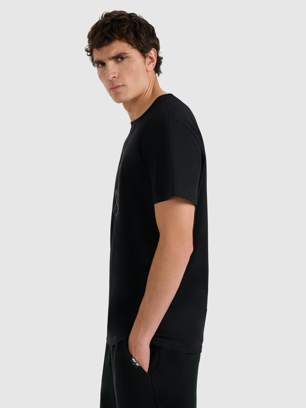 T-shirt regular z nadrukiem męski