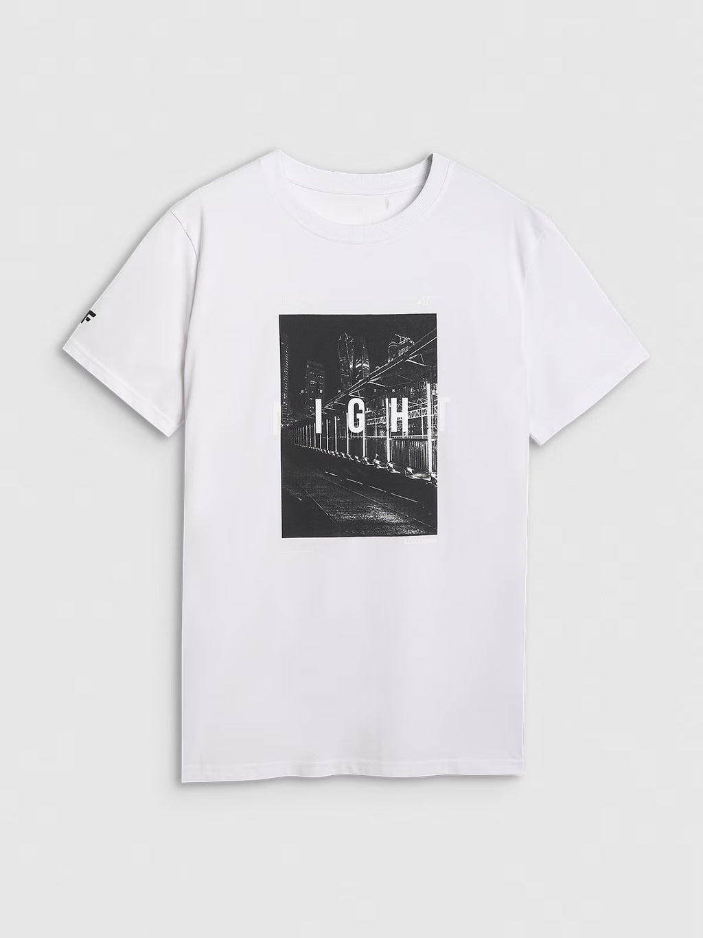 T-shirt regular z nadrukiem męski