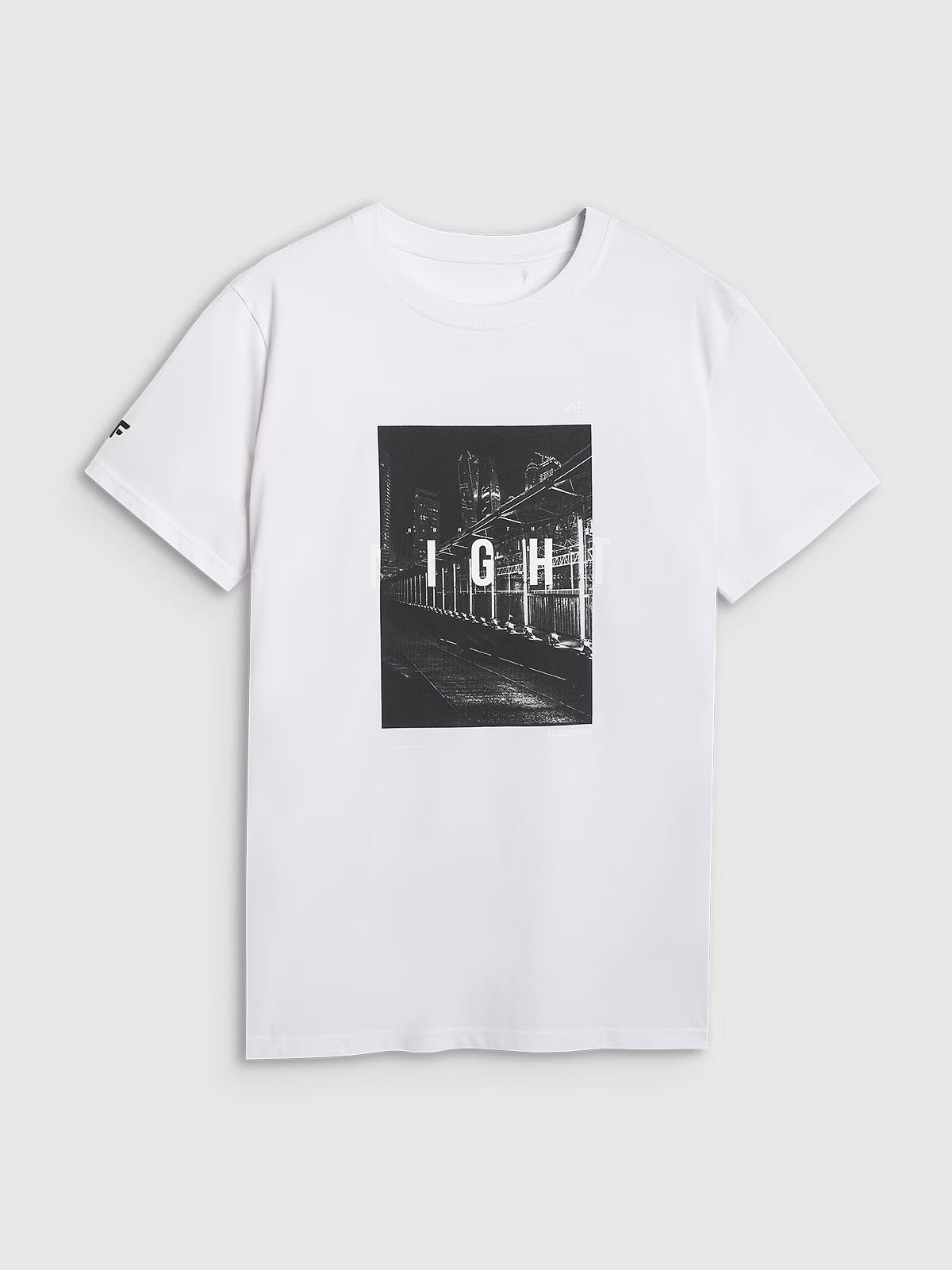 T-shirt regular z nadrukiem męski