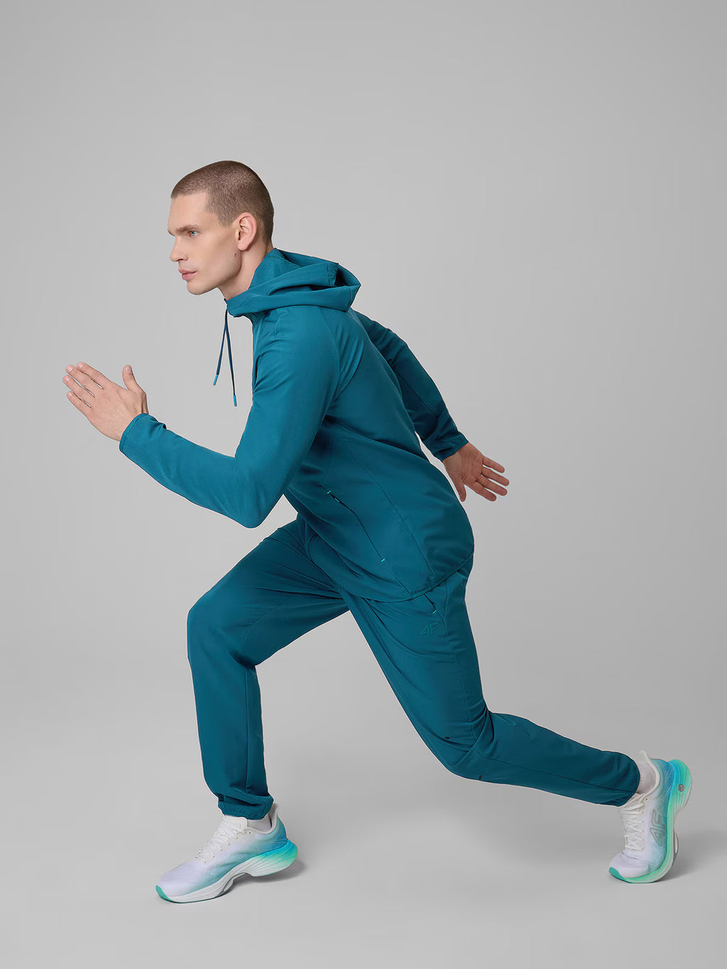 Bluza treningowa regular z kapturem męska