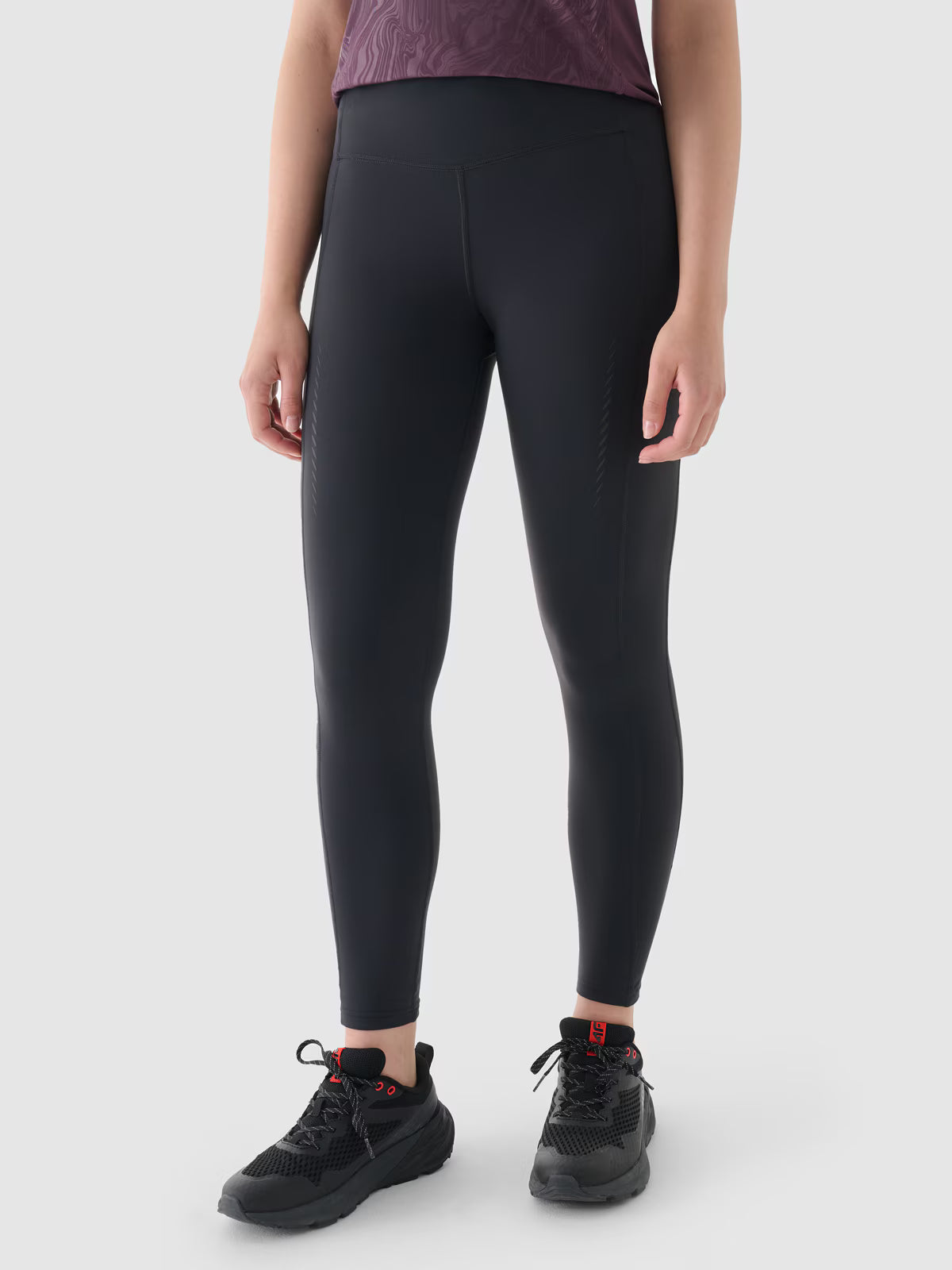 Legginsy do biegania z wysokim stanem damskie