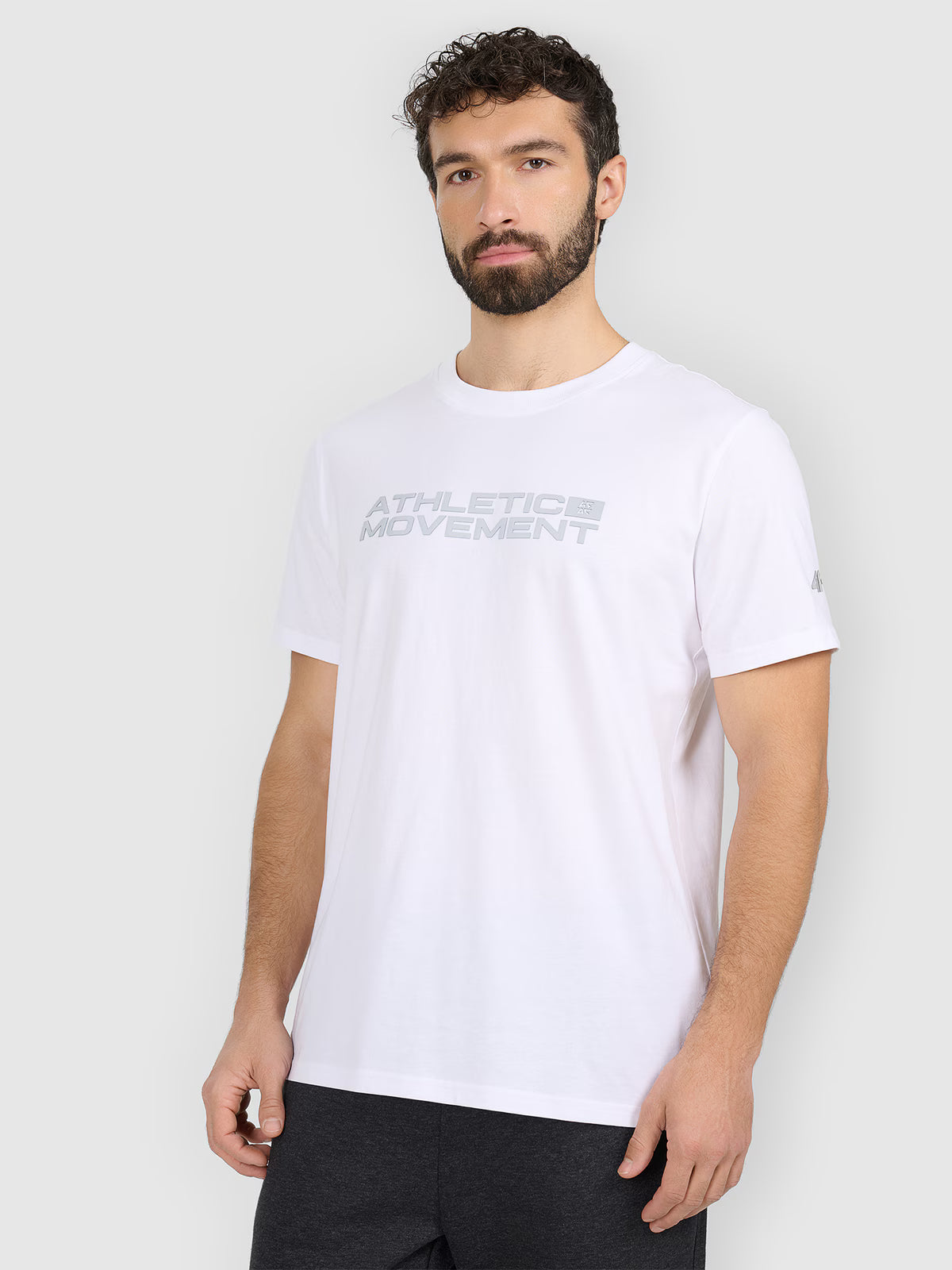 T-shirt regular z nadrukiem męski