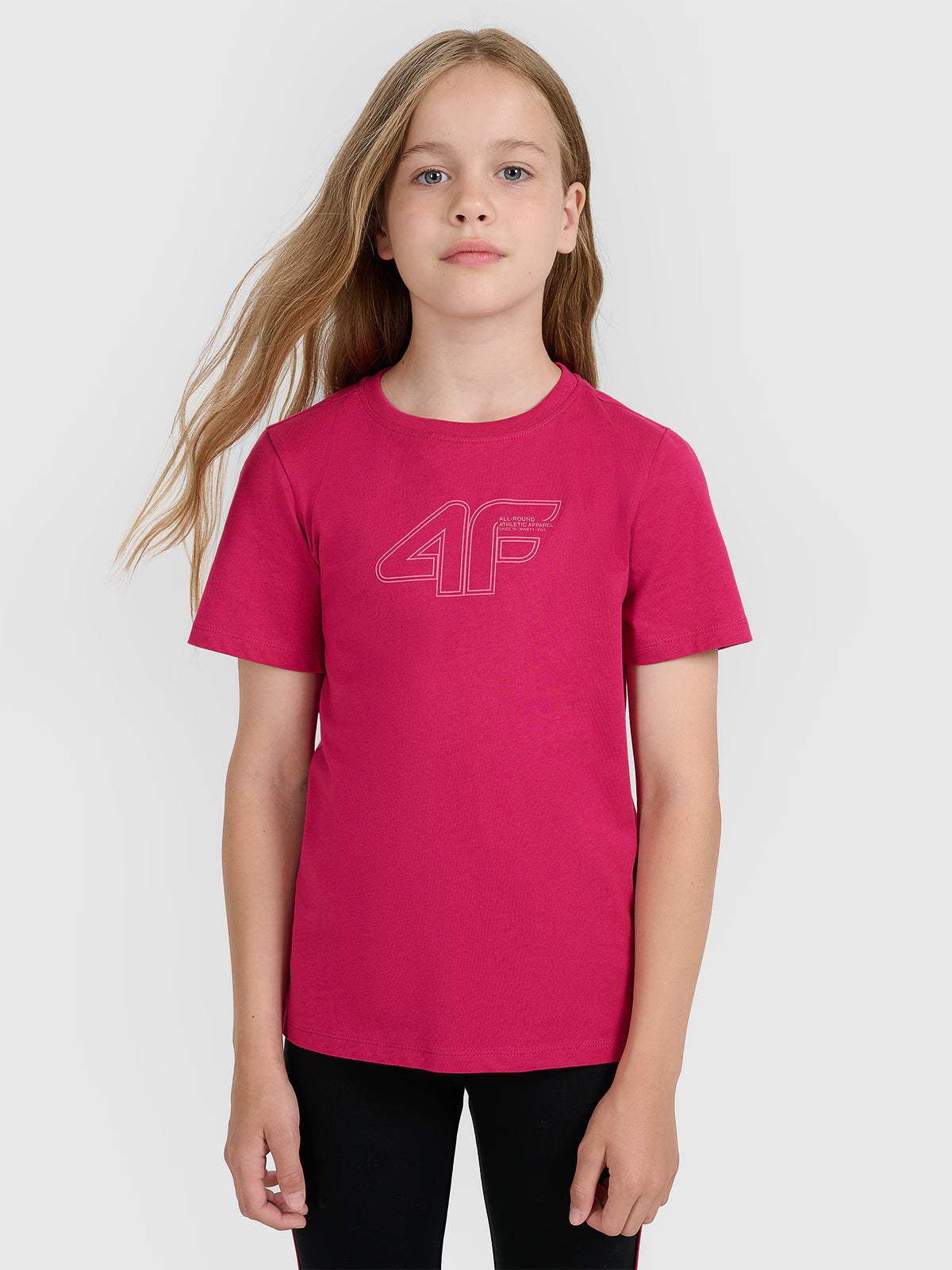 T-shirt regular z nadrukiem dziewczęcy