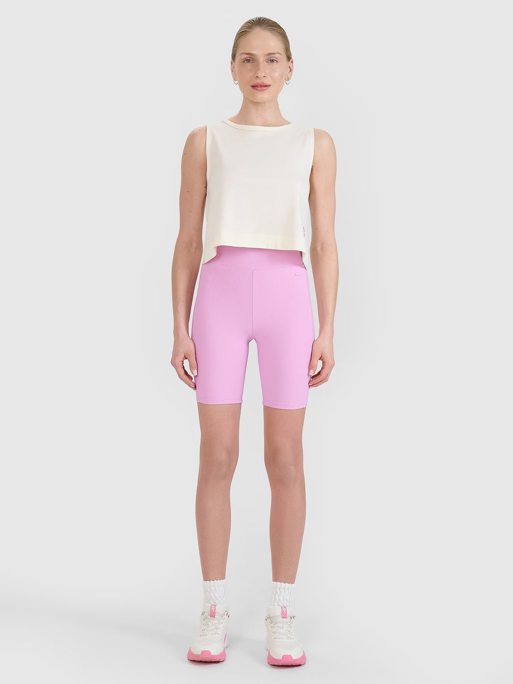 Legginsy krótkie dzianinowe damskie