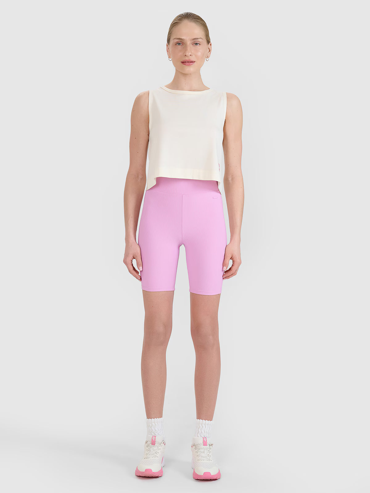Legginsy krótkie dzianinowe damskie