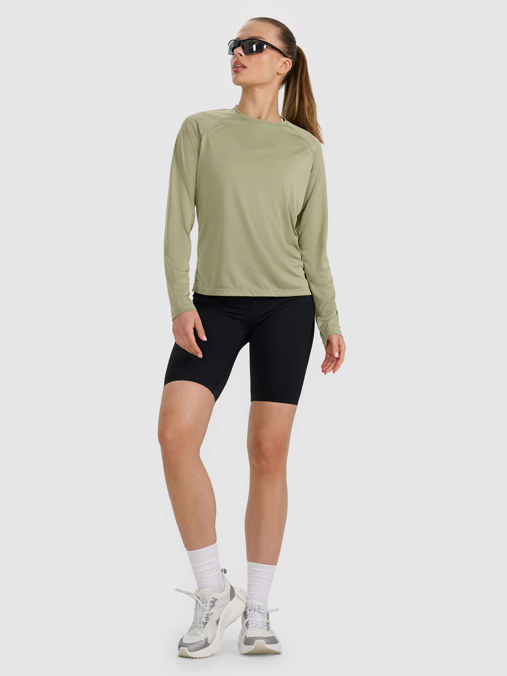 Longsleeve do biegania w terenie szybkoschnący damski