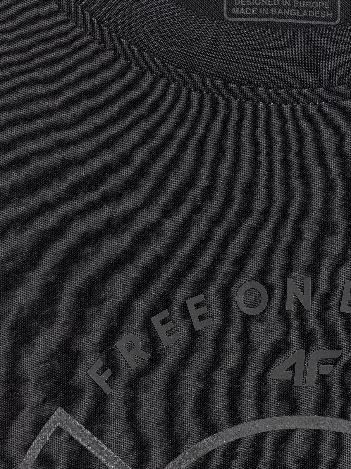 T-shirt regular z nadrukiem męski
