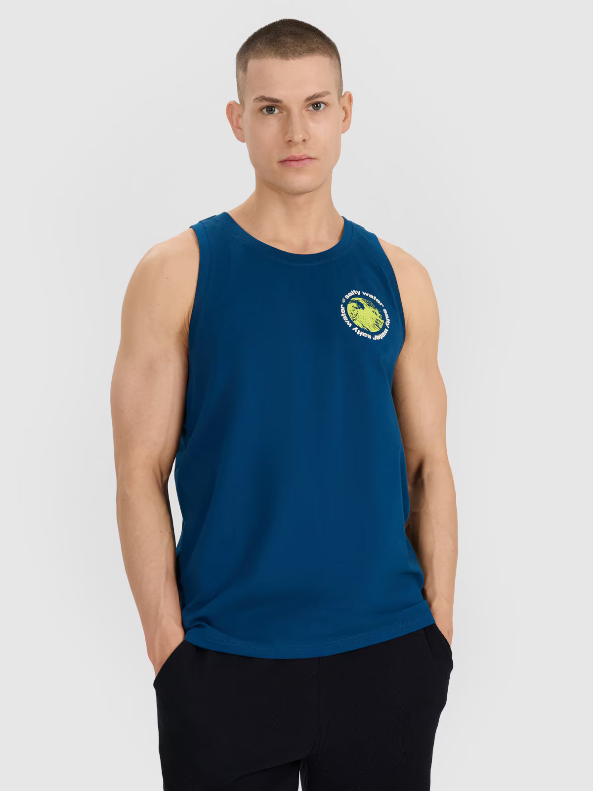 Tank top regular męski