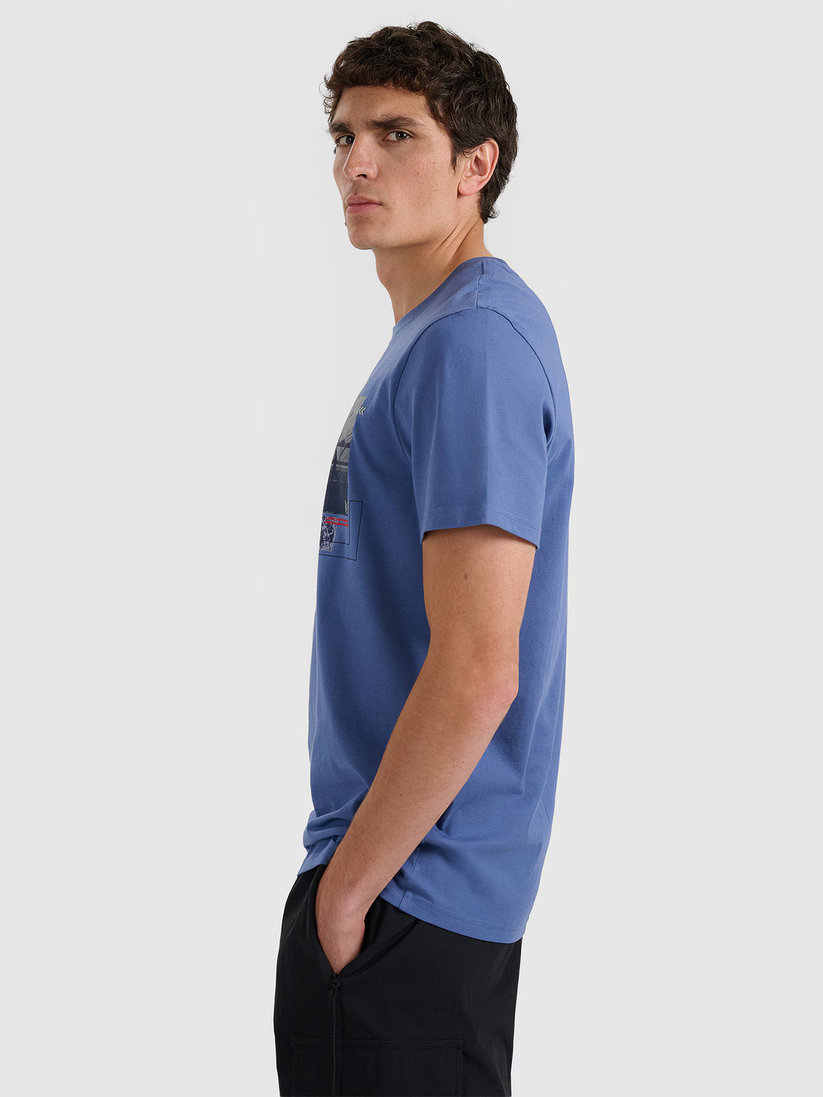 T-shirt regular z nadrukiem męski