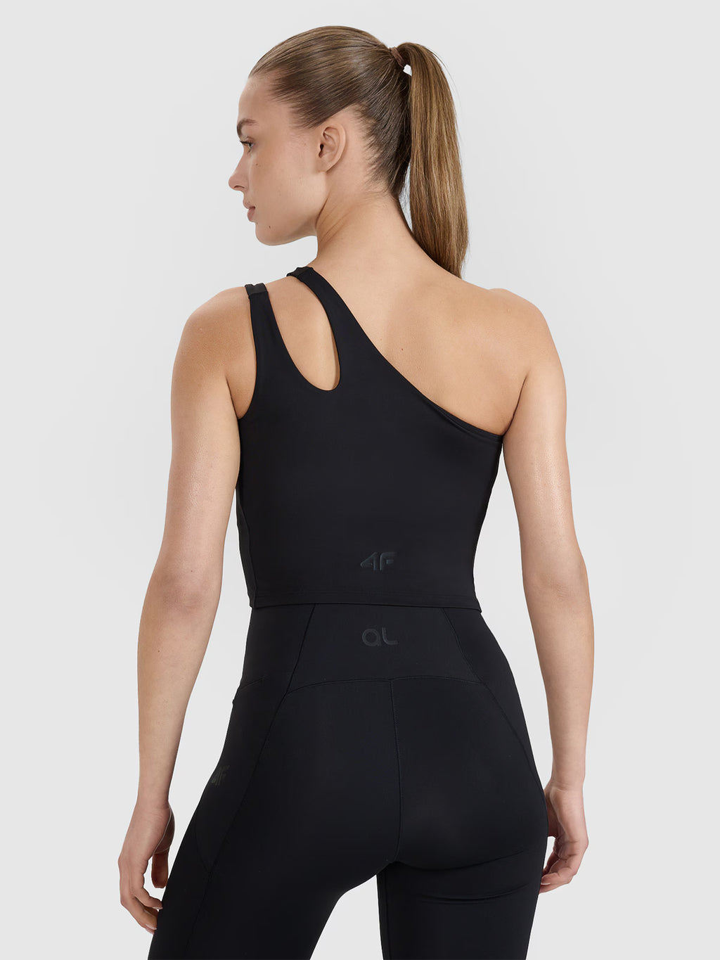 Crop top treningowy na jedno ramię 4F x Anna Lewandowska