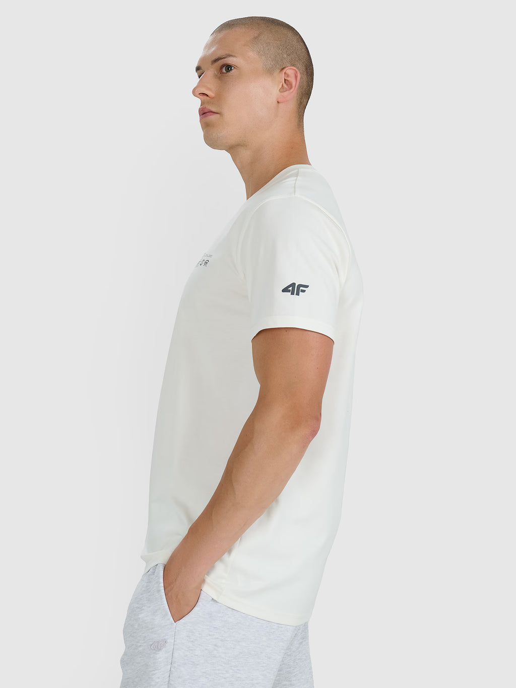 T-shirt regular z nadrukiem męski