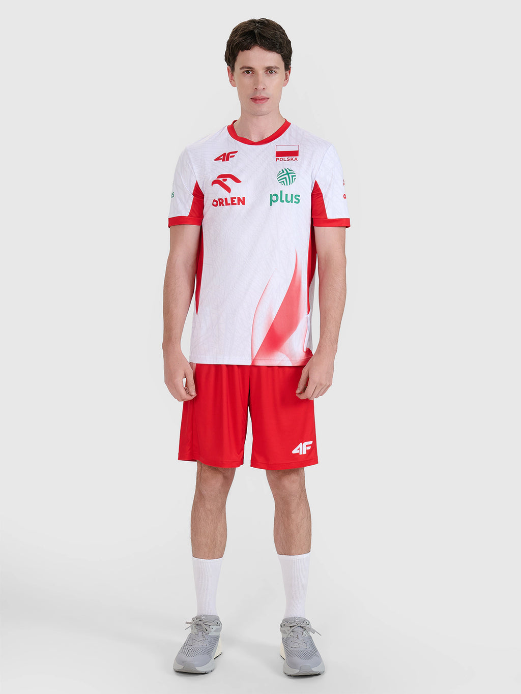 Koszulka meczowa replika domowa z możliwością personalizacji męska 4F x Polska Siatkówka