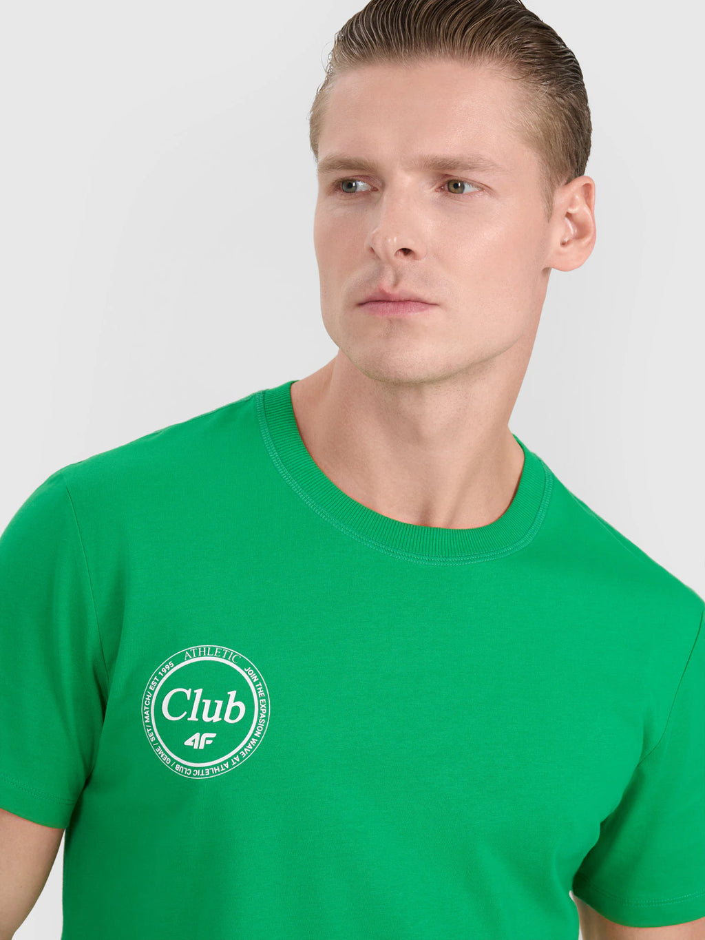 T-shirt regular z nadrukiem męski