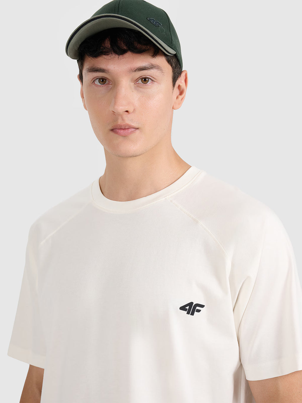 T-shirt oversize gładki męski