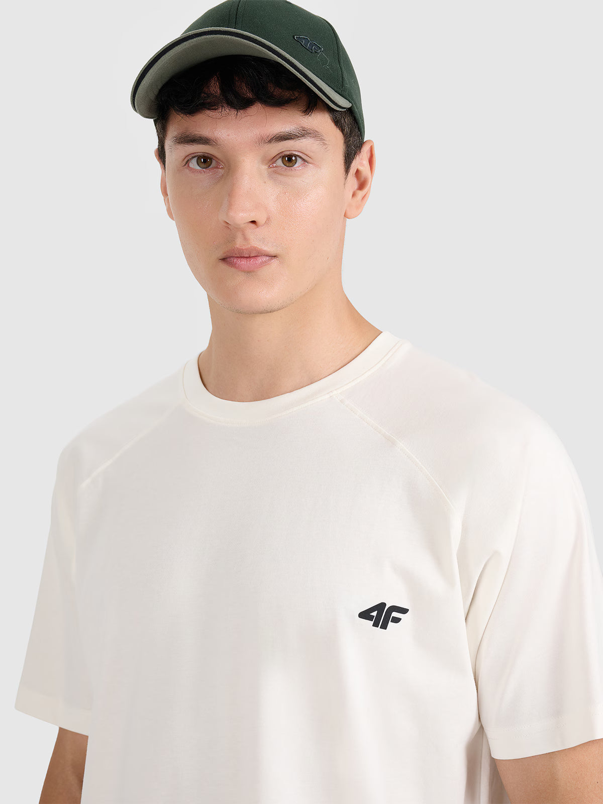 T-shirt oversize gładki męski