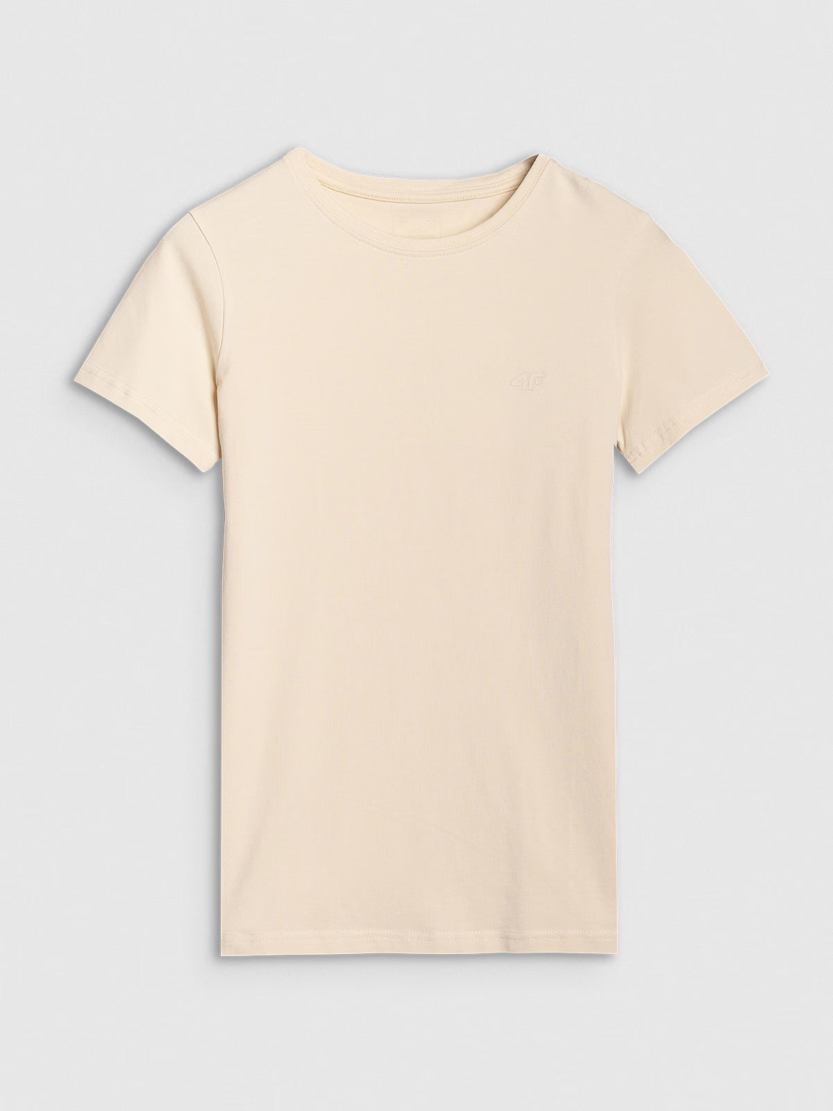 T-shirt slim gładki damski