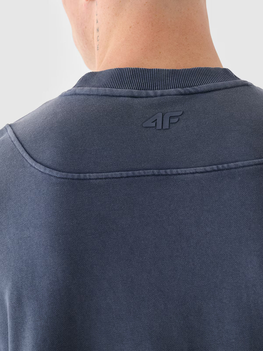 Bluza dresowa oversize bez kaptura męska 4F x Robert Lewandowski