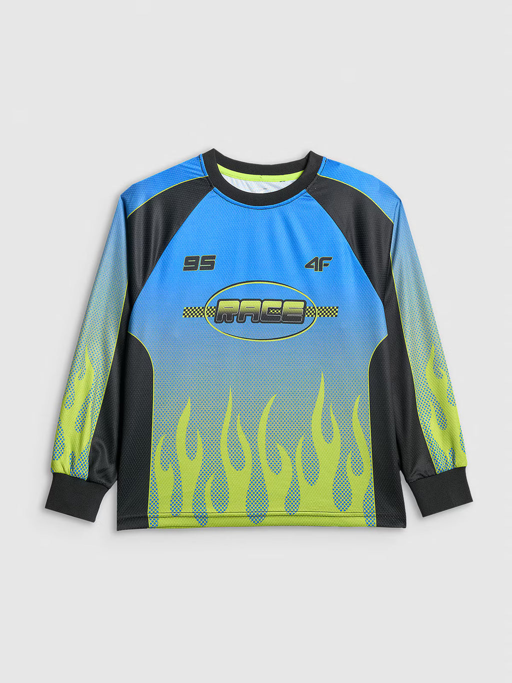 Longsleeve loose szybkoschnący chłopięcy