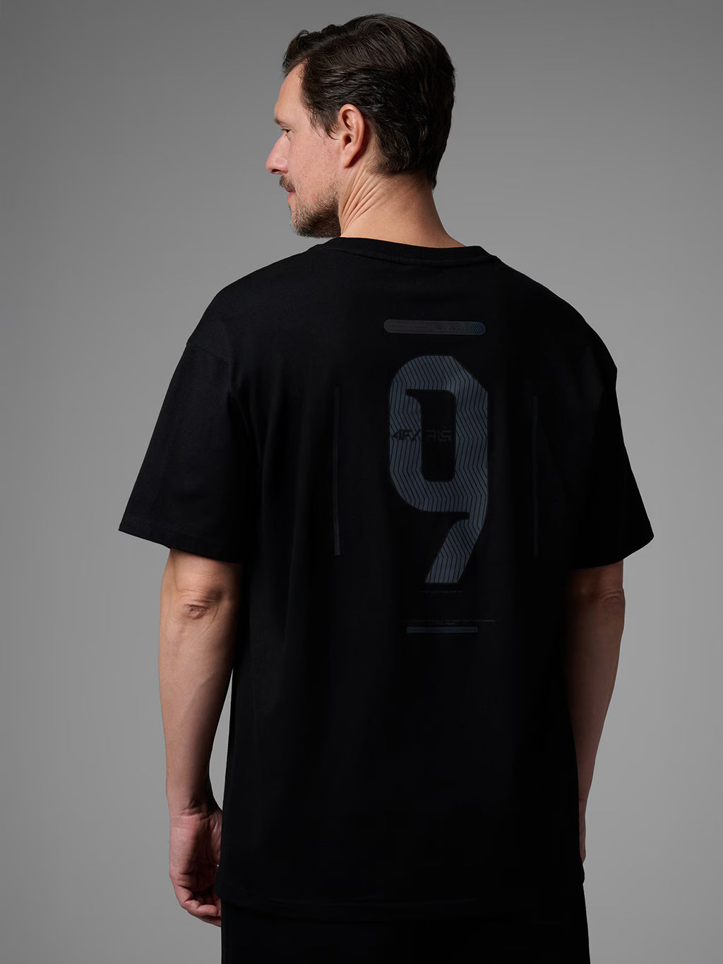T-shirt loose z nadrukiem męski 4F x Robert Lewandowski