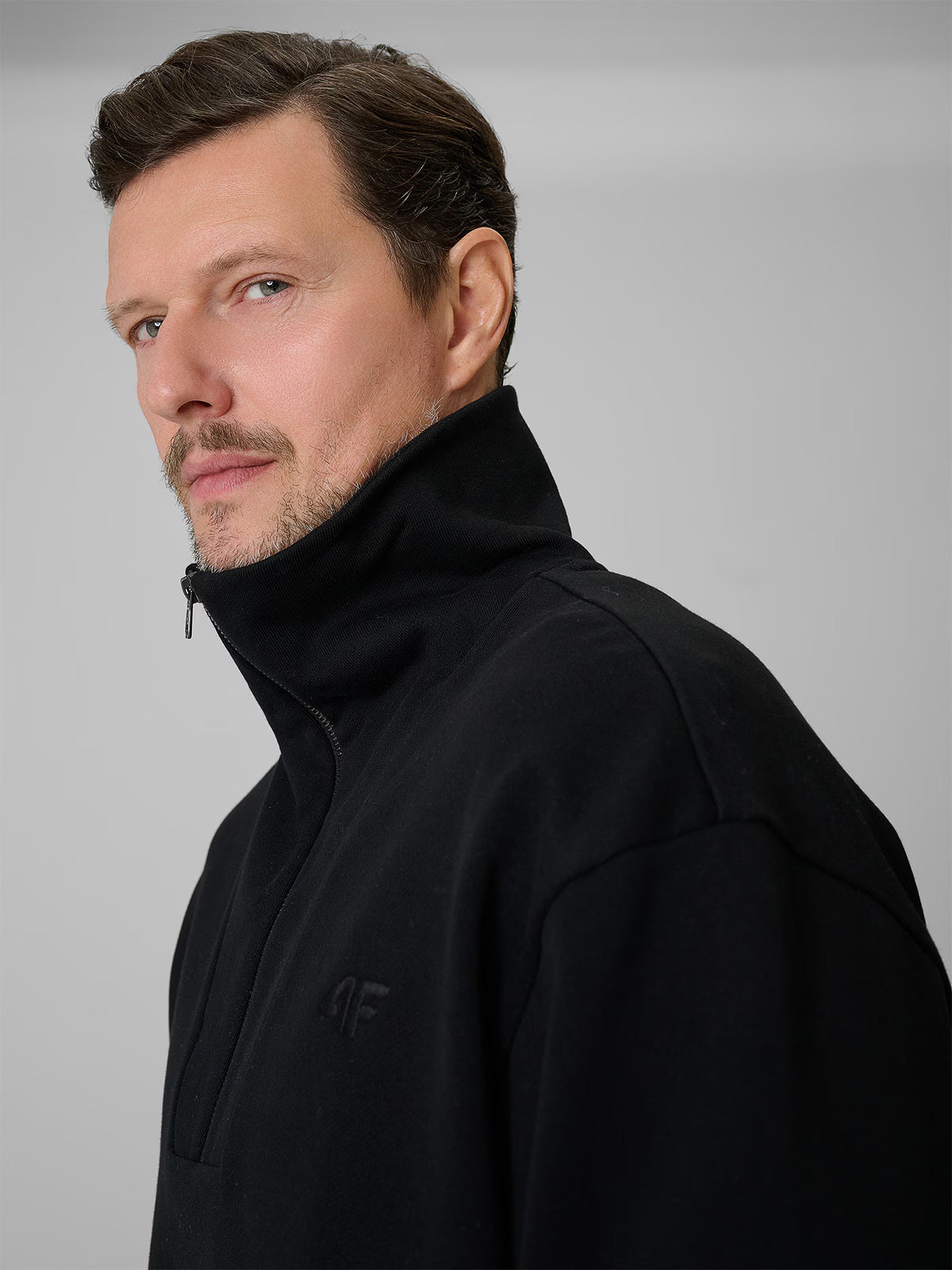 Bluza dresowa regular bez kaptura męska