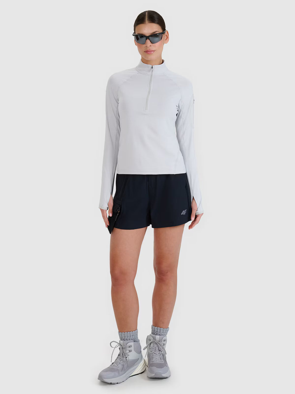 Bluza trekkingowa regular szybkoschnąca damska
