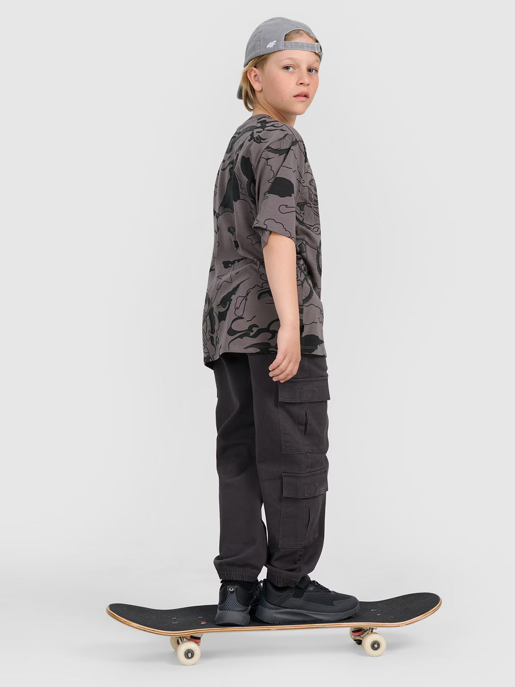 Spodnie casual cargo chłopięce