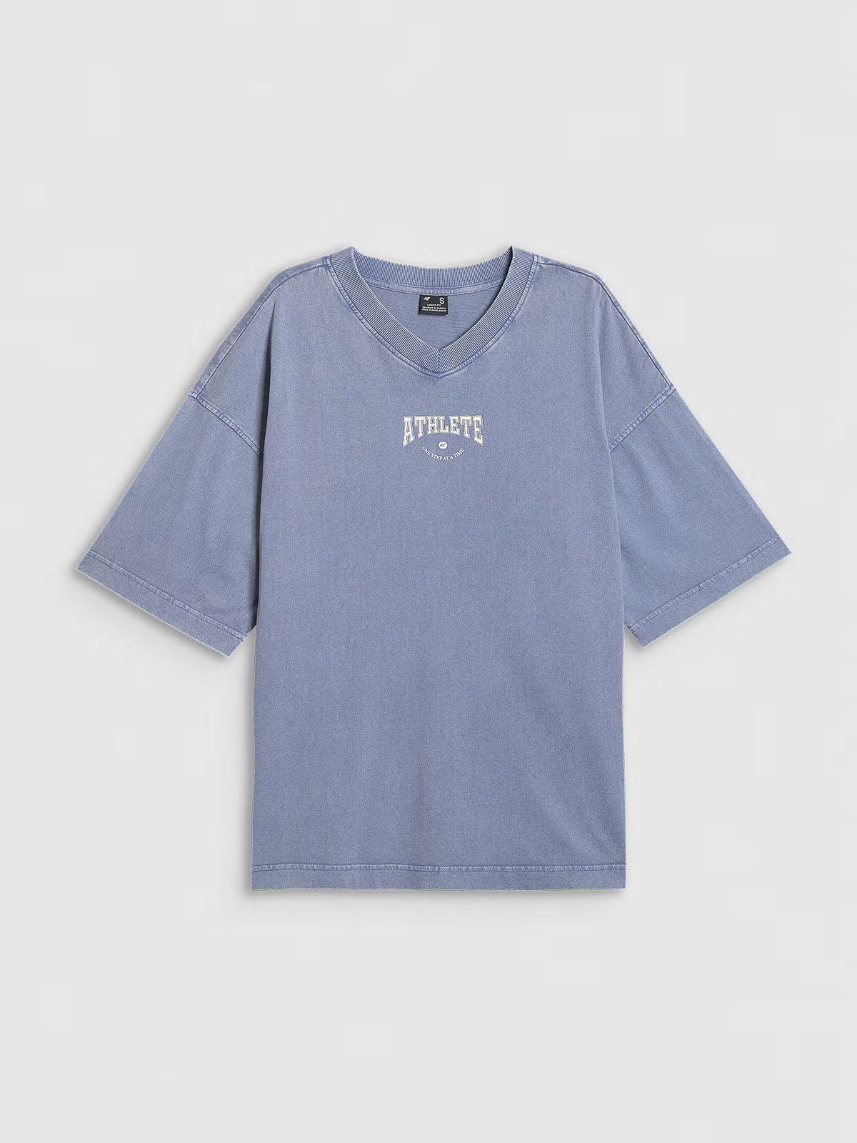 T-shirt oversize z nadrukiem damski