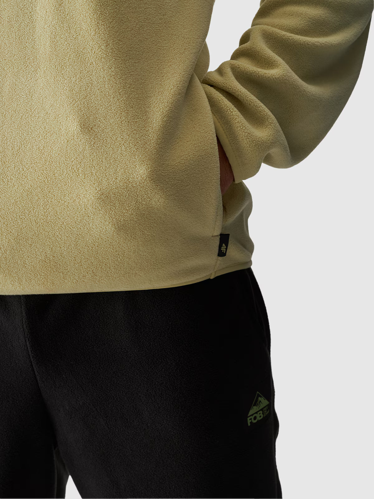 Polar z kapturem oversize męski