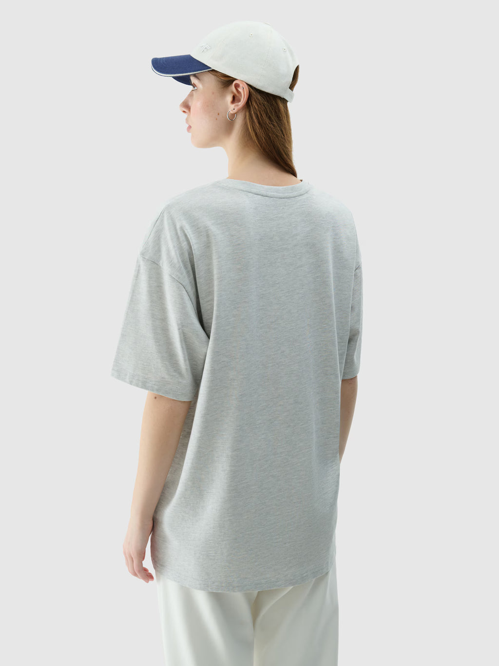 T-shirt oversize gładki uniseks
