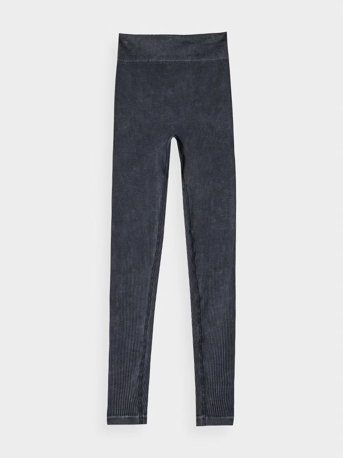 Legginsy bezszwowe w prążki damskie