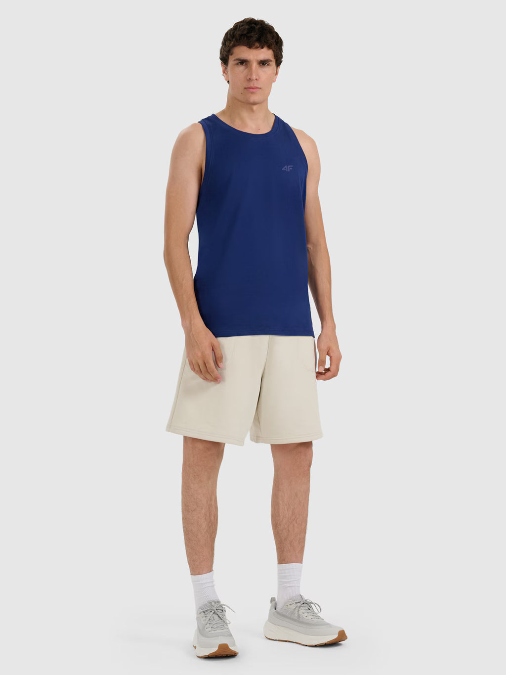 Tank top regular gładki męski