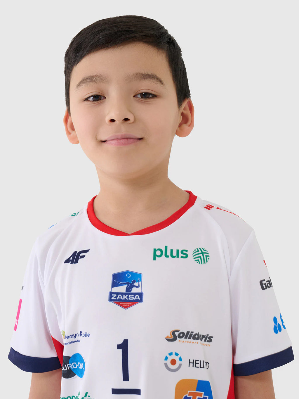 Koszulka meczowa replika domowa z sezonu 2024/2025 dziecięca 4F x Zaksa Kędzierzyn-Koźle - Kurek
