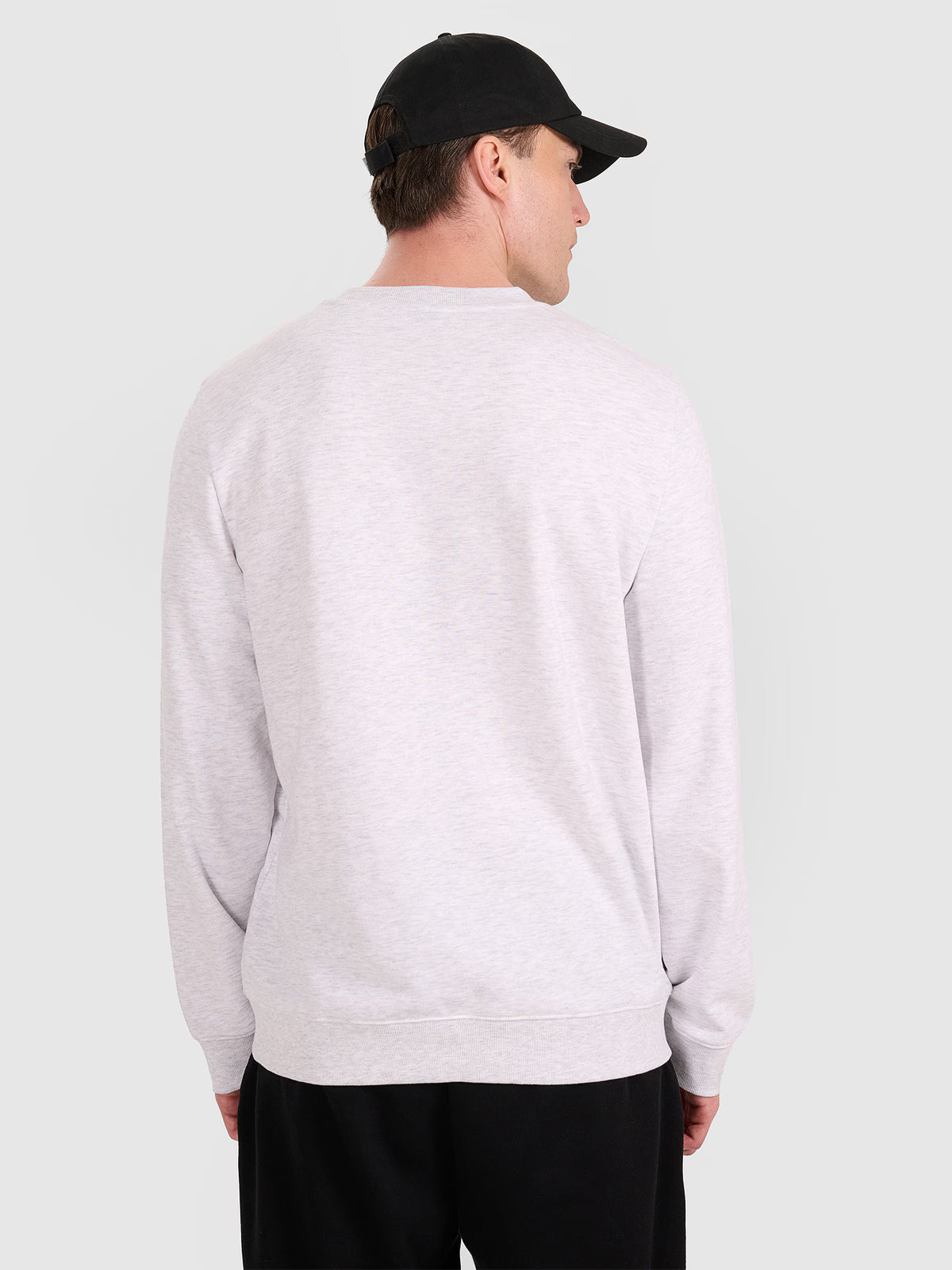 Bluza dresowa nierozpinana bez kaptura męska