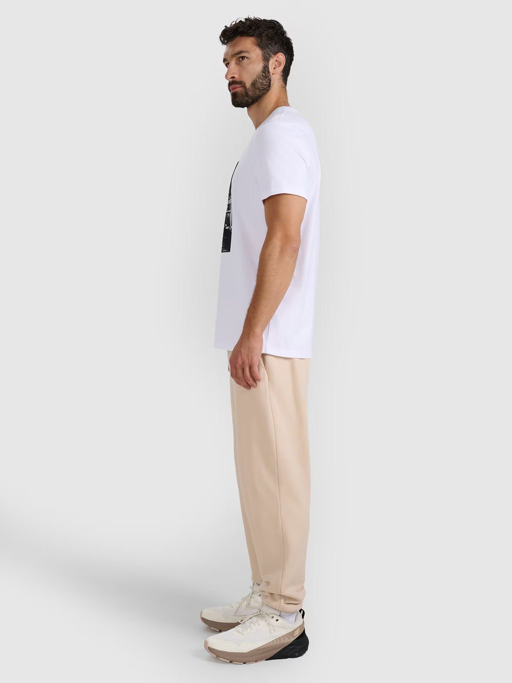 T-shirt regular z nadrukiem męski
