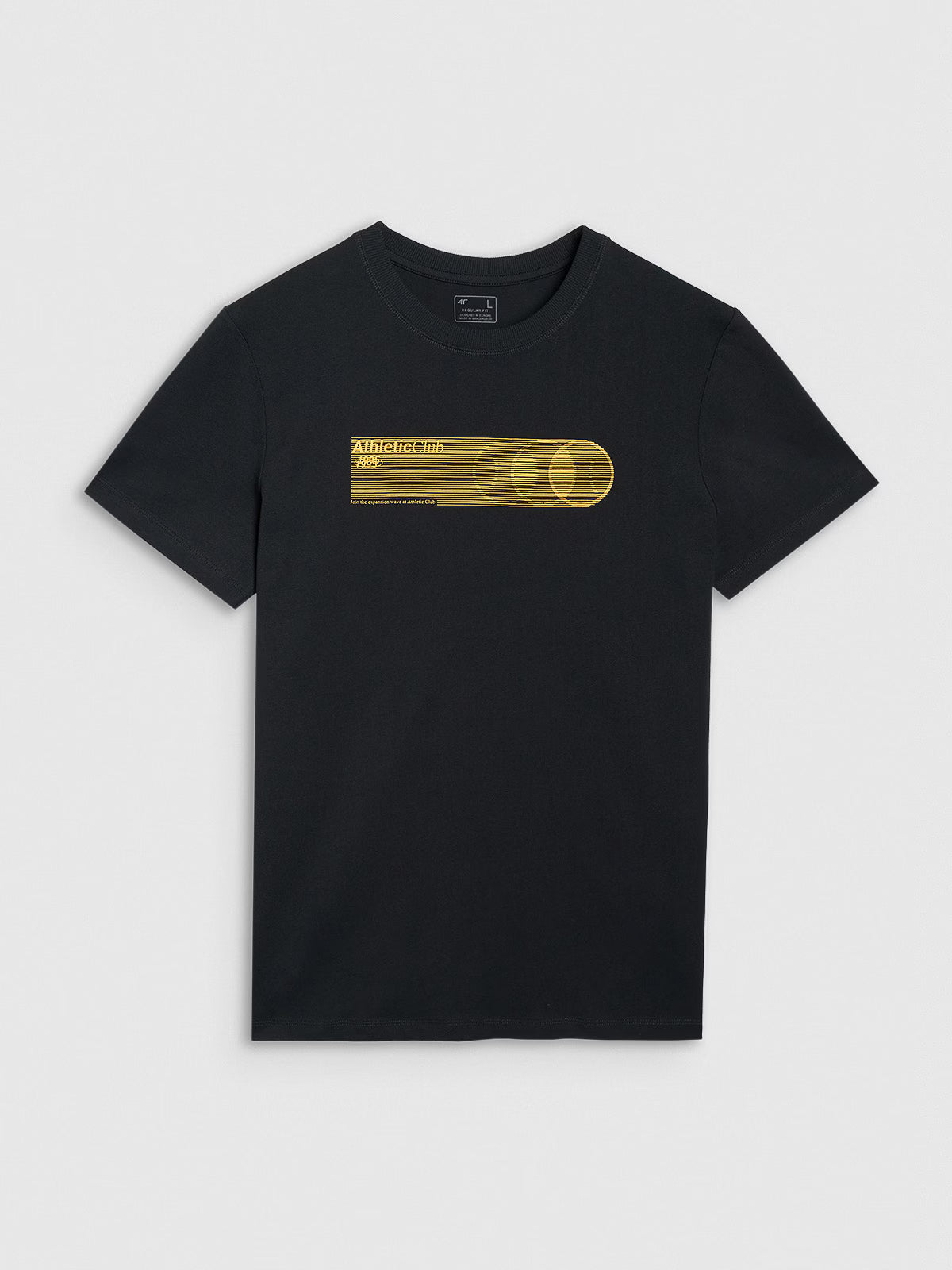 T-shirt regular z nadrukiem męski