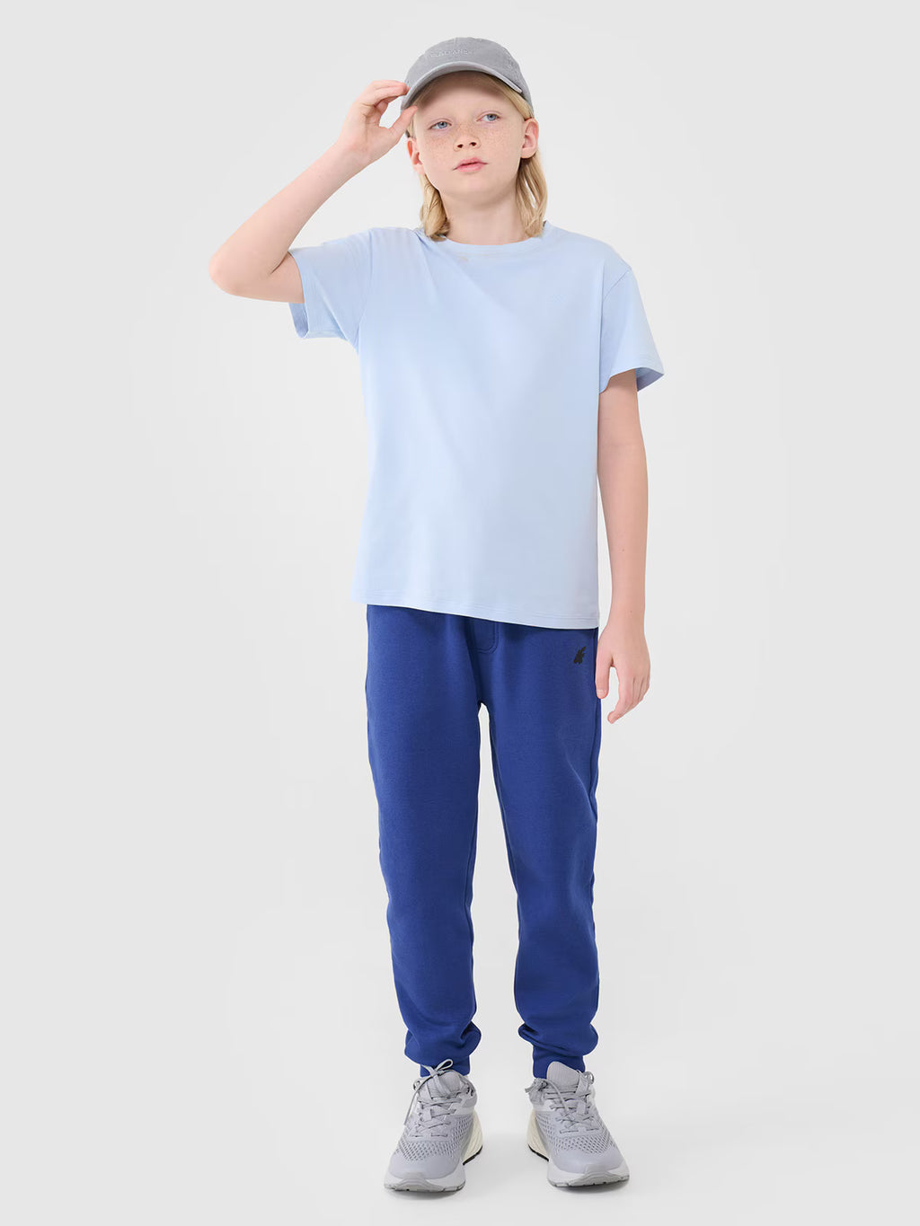 T-shirt oversize gładki chłopięcy