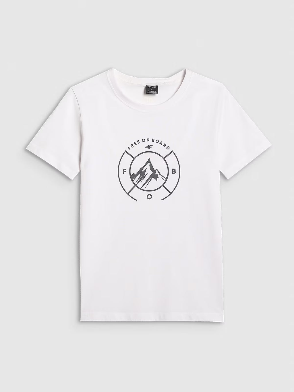 T-shirt regular z nadrukiem damski