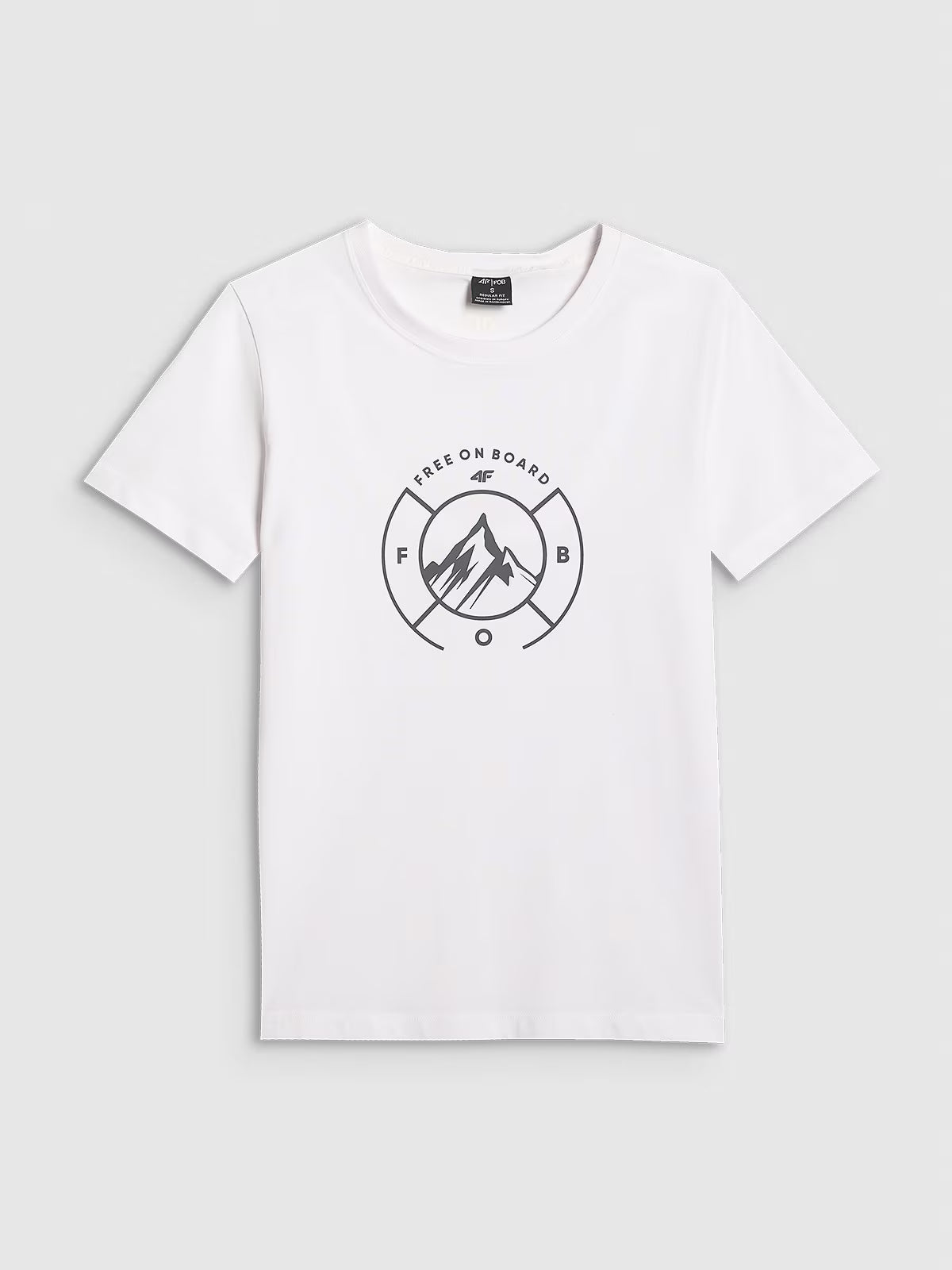 T-shirt regular z nadrukiem damski