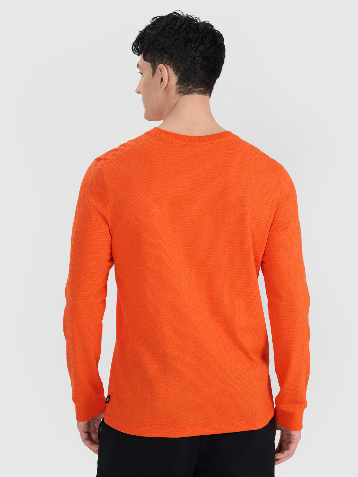 Longsleeve oversize gładki męski
