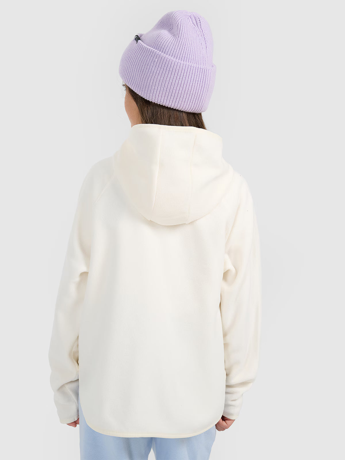 Polar loose z kapturem dziewczęcy