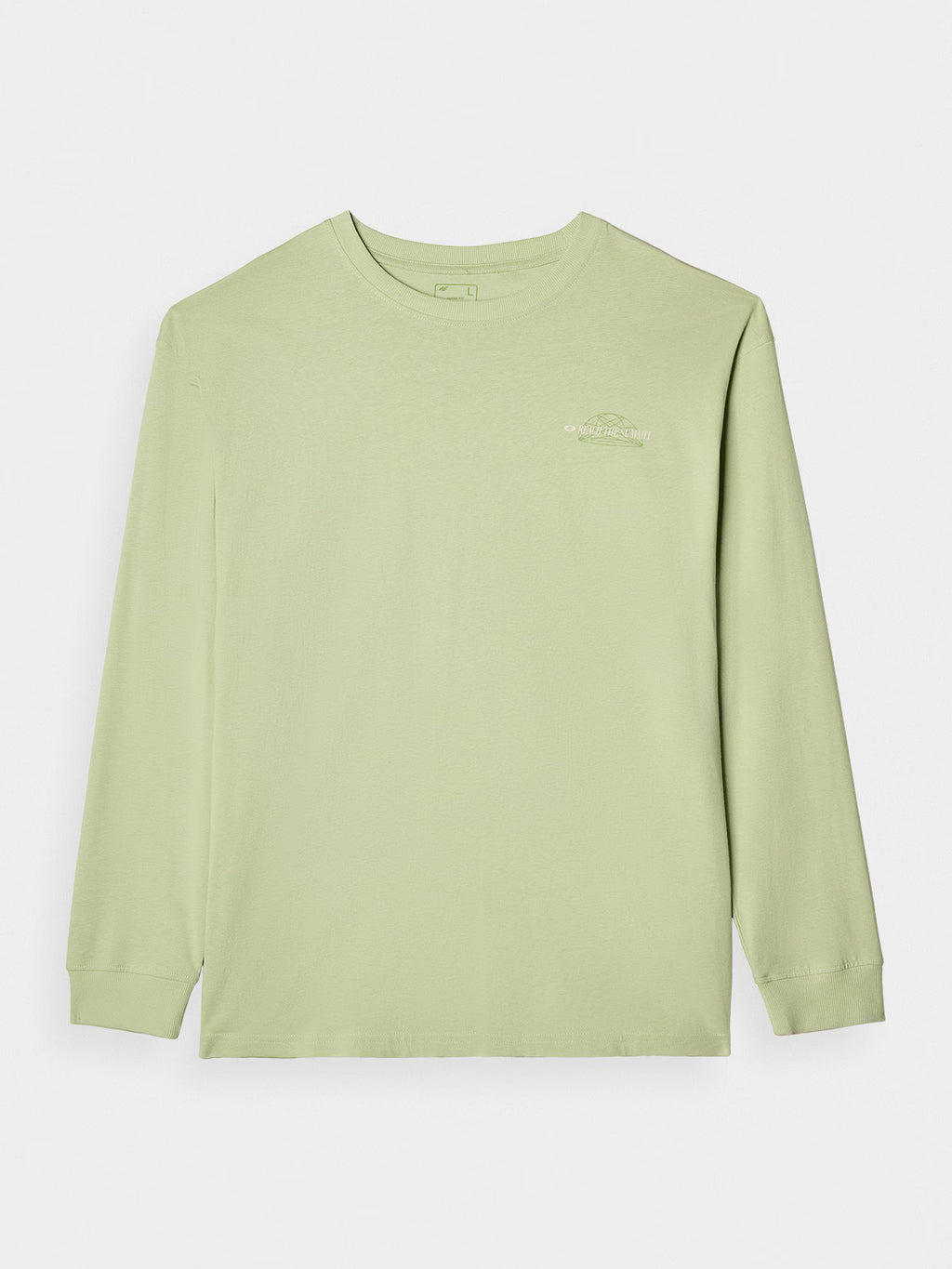 Longsleeve oversize z nadrukiem męski