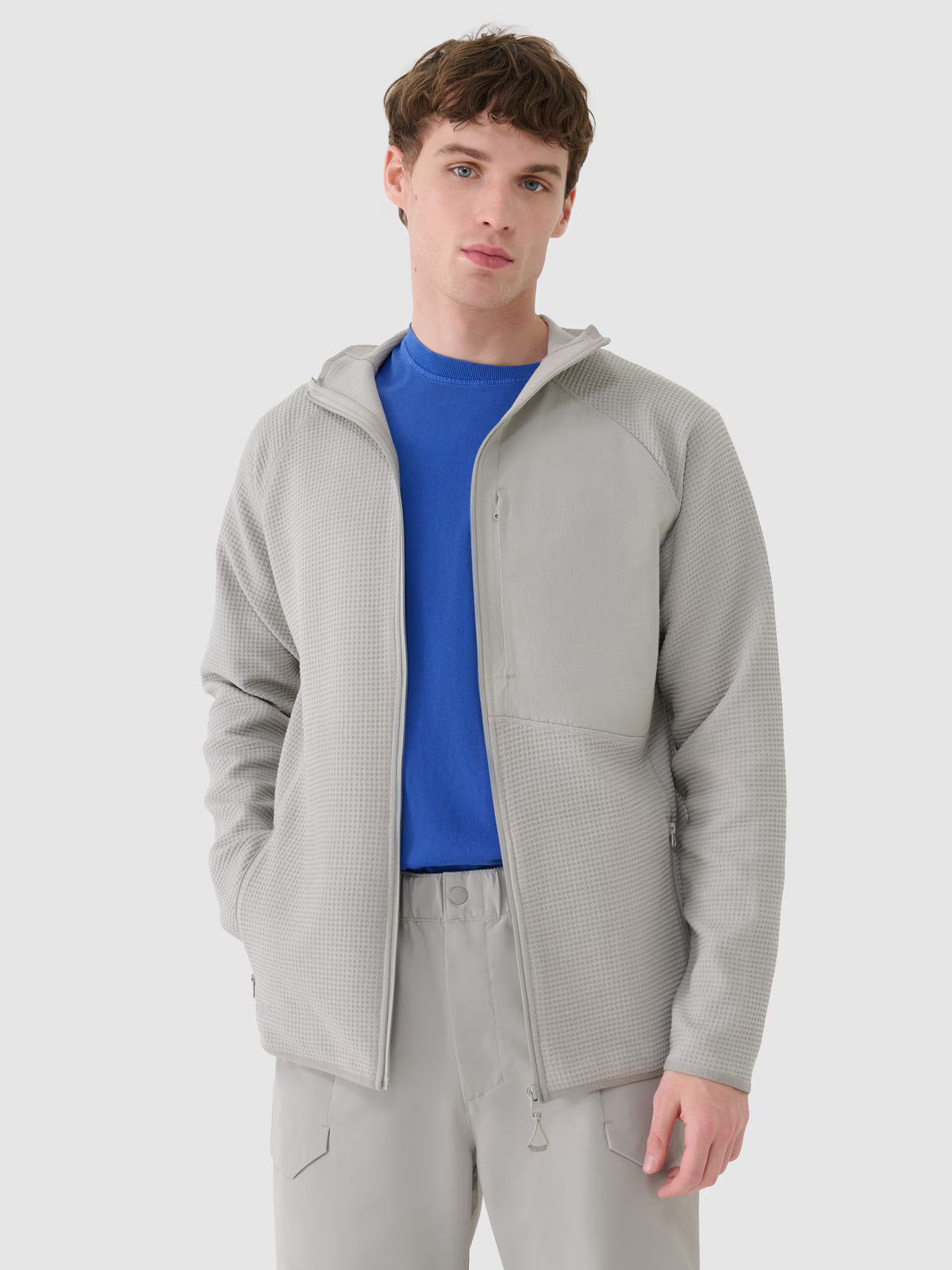 Bluza rozpinana bez kaptura męska
