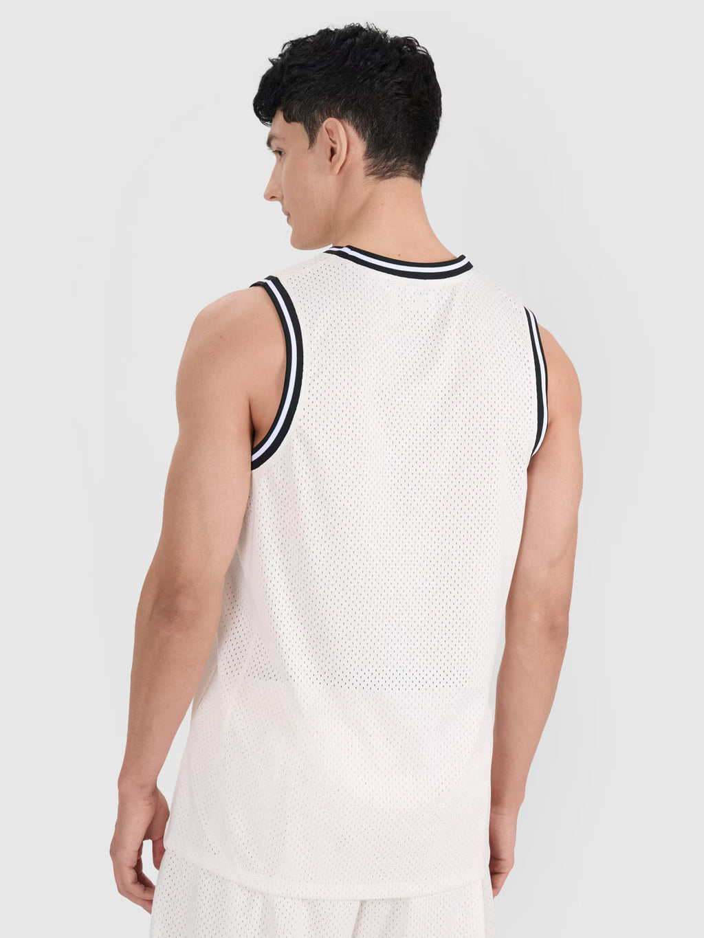 Tank top do koszykówki oversize szybkoschnący męski