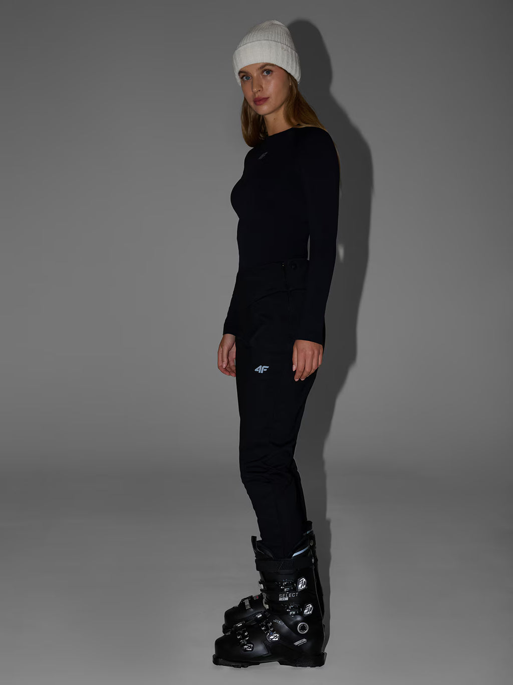 Spodnie narciarskie softshell membrana 10000 damskie
