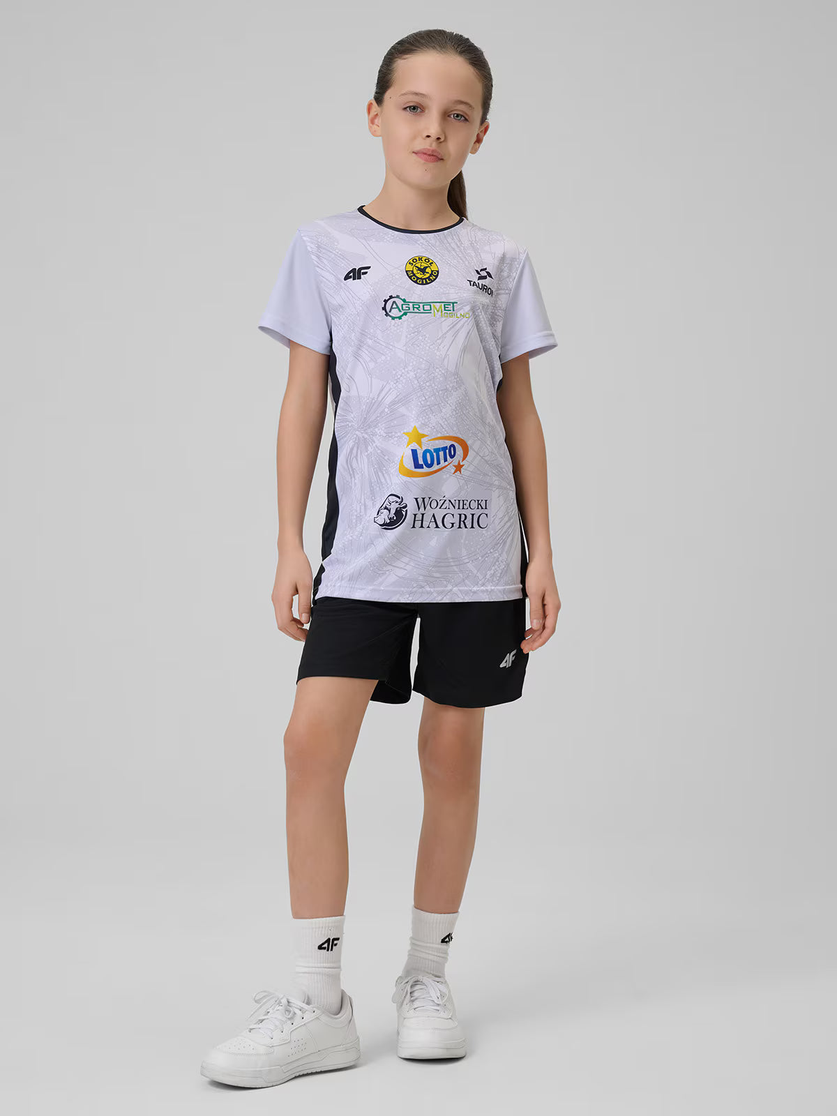 Koszulka meczowa replika domowa z sezonu 2025/26 dziecięca 4F x Sokół & Hagric Mogilno