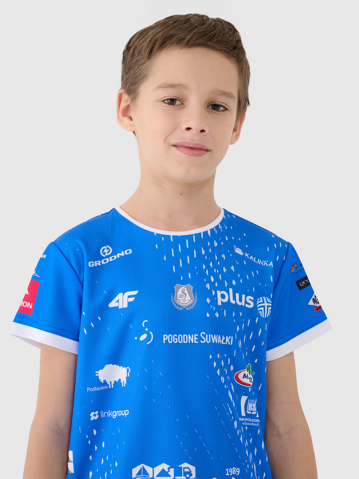 Koszulka meczowa replika domowa z sezonu 2024/2025 dziecięca 4F x Ślepsk Malow Suwałki