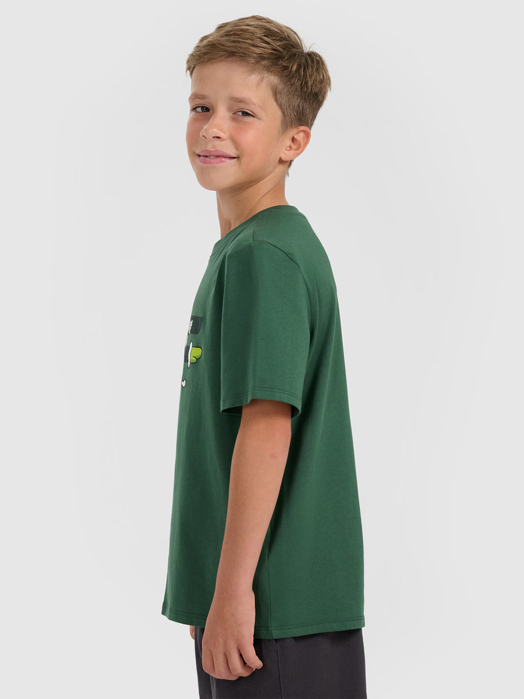 T-shirt regular z nadrukiem świątecznym chłopięcy